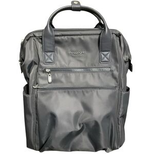 Baggallini Soho Unisex Laptop Gray Backpack EUC